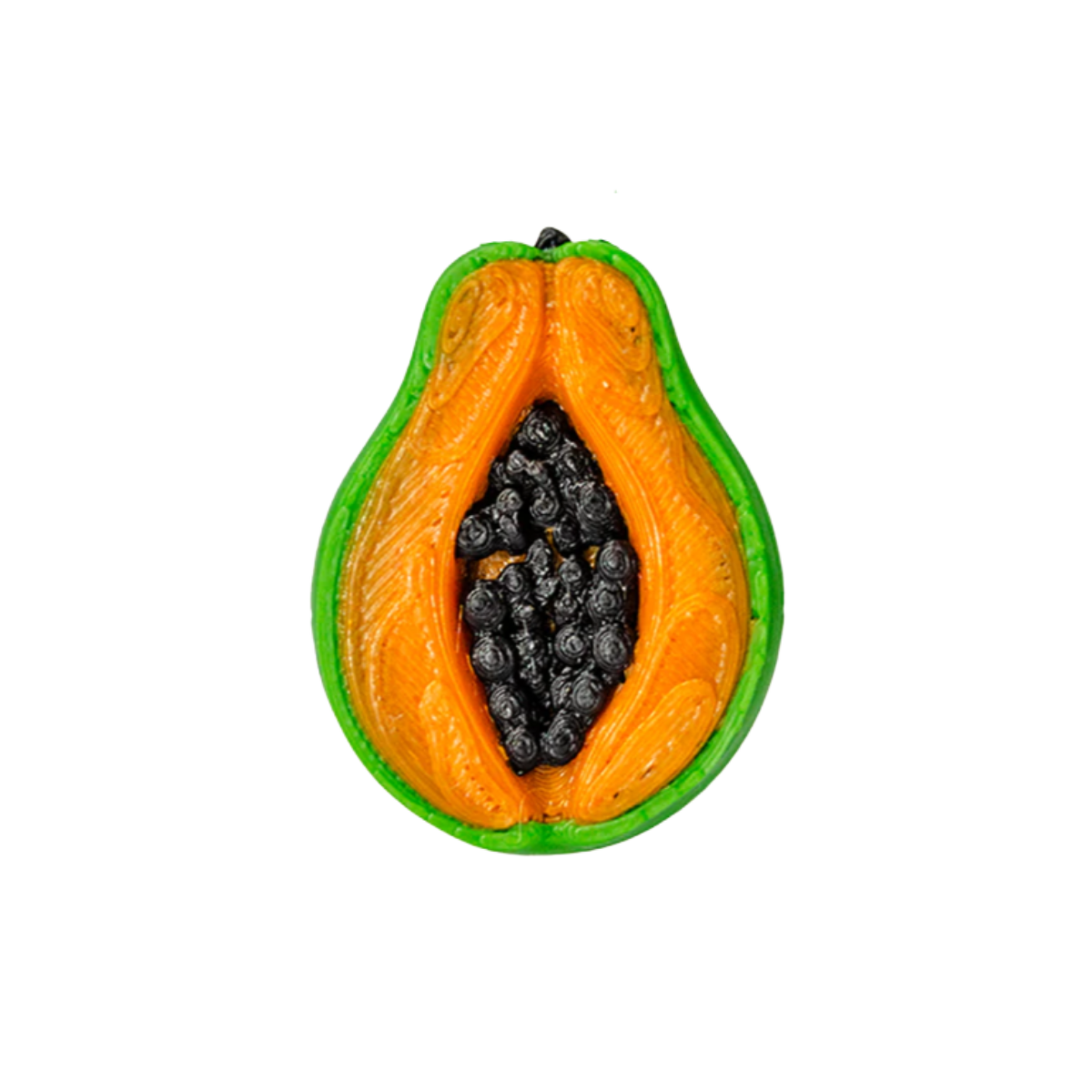 Papaya charm para llavero