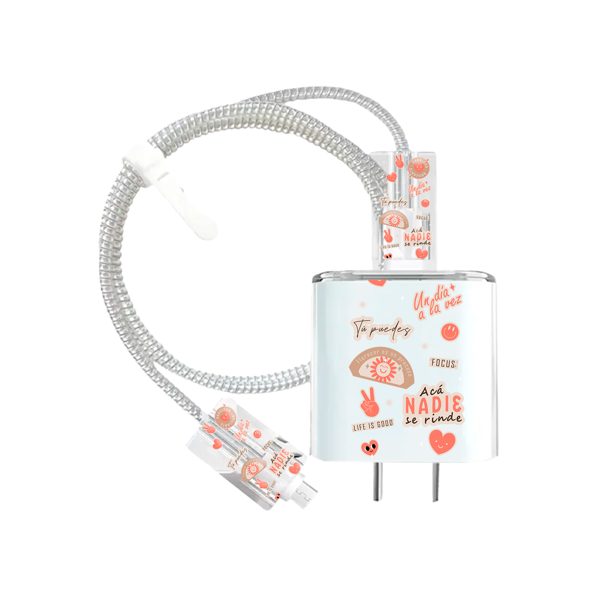 Protector de cargador Life is good