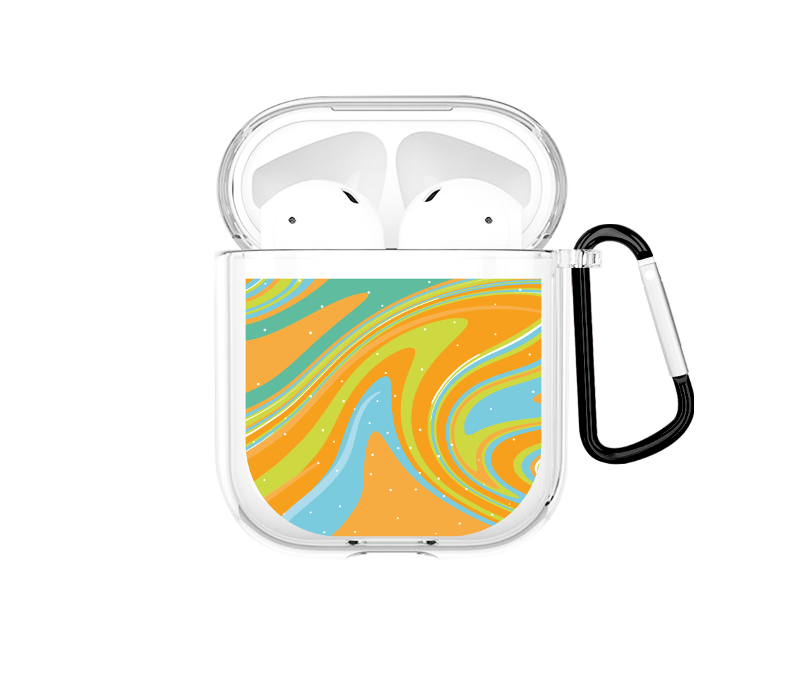 Color liquido Airpods case - Mandala Cases 