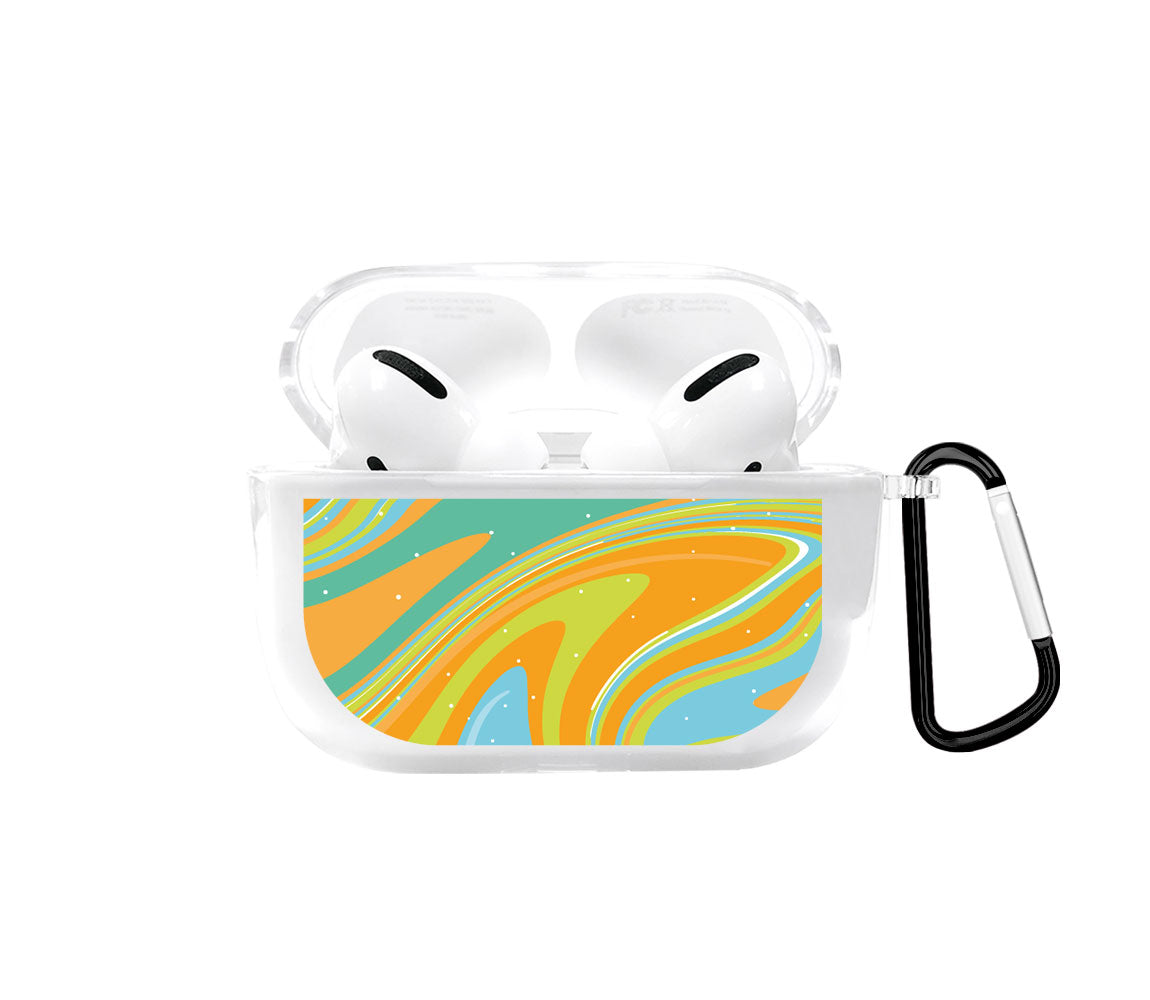 Color liquido Airpods case - Mandala Cases 