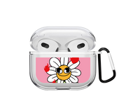 On fire Airpods case - Mandala Cases 