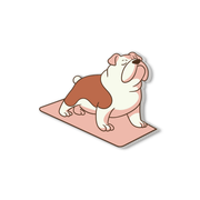 Yoga Bulldog Sticky-charm - Mandala Cases 