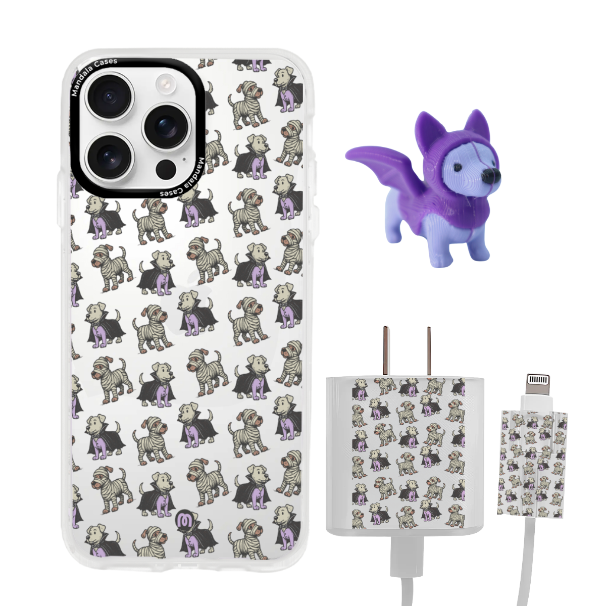 COMBO Monstrudogs - Mandala Cases 