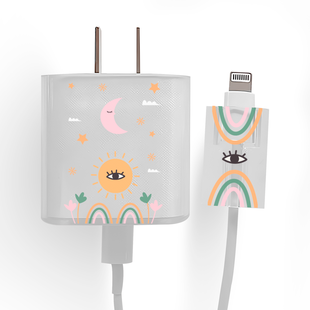 Protector de cargador Eclipse Arcoíris - Mandala Cases 