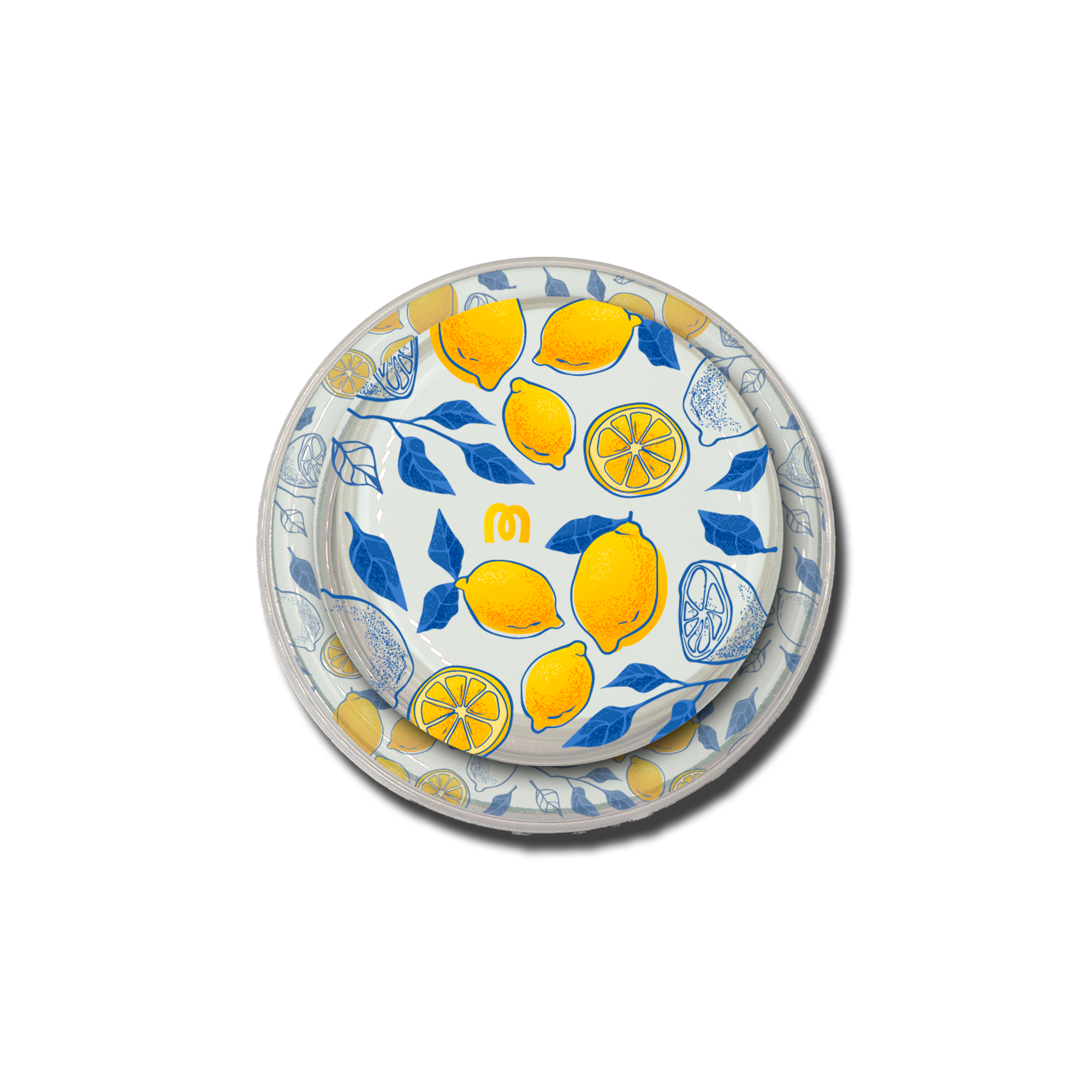 Phone Holder MagSafe Blue Lemon - Mandala Cases 