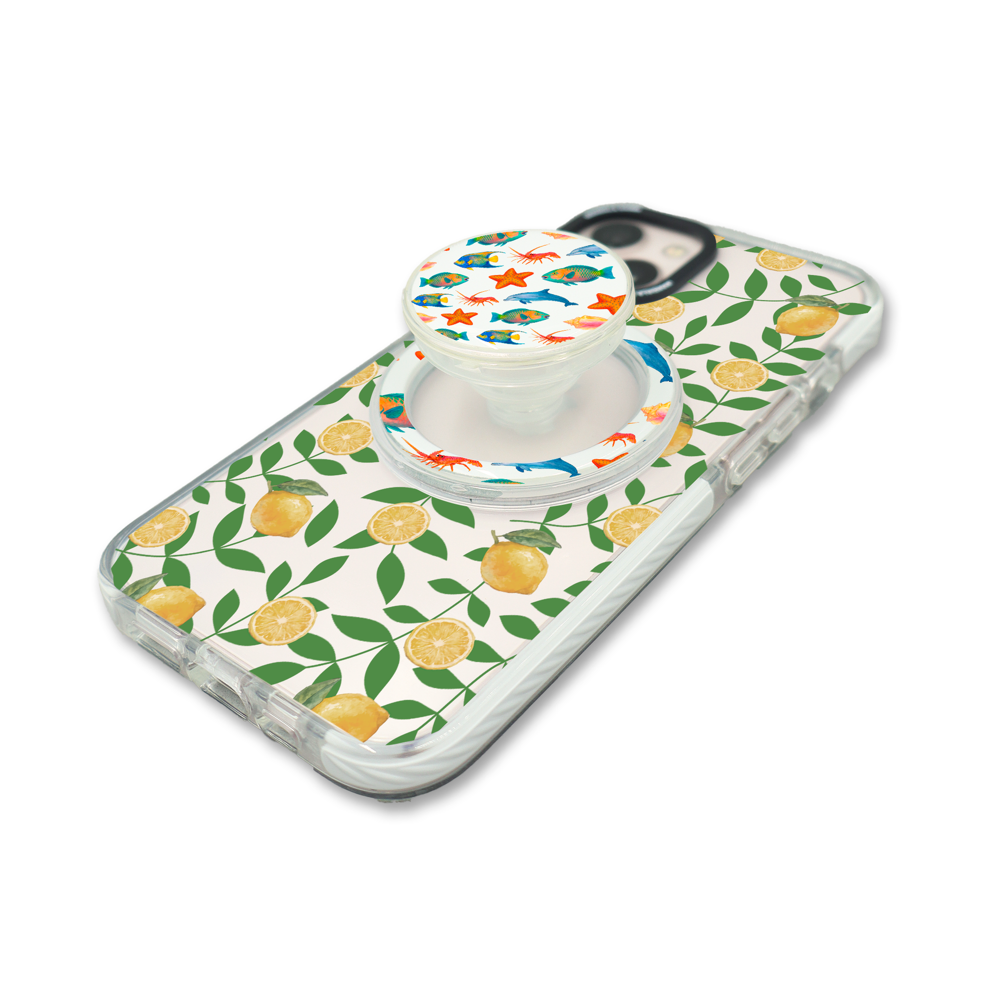 Phone Holder  MagSafe   Fiesta en el Arrecife - Mandala Cases 