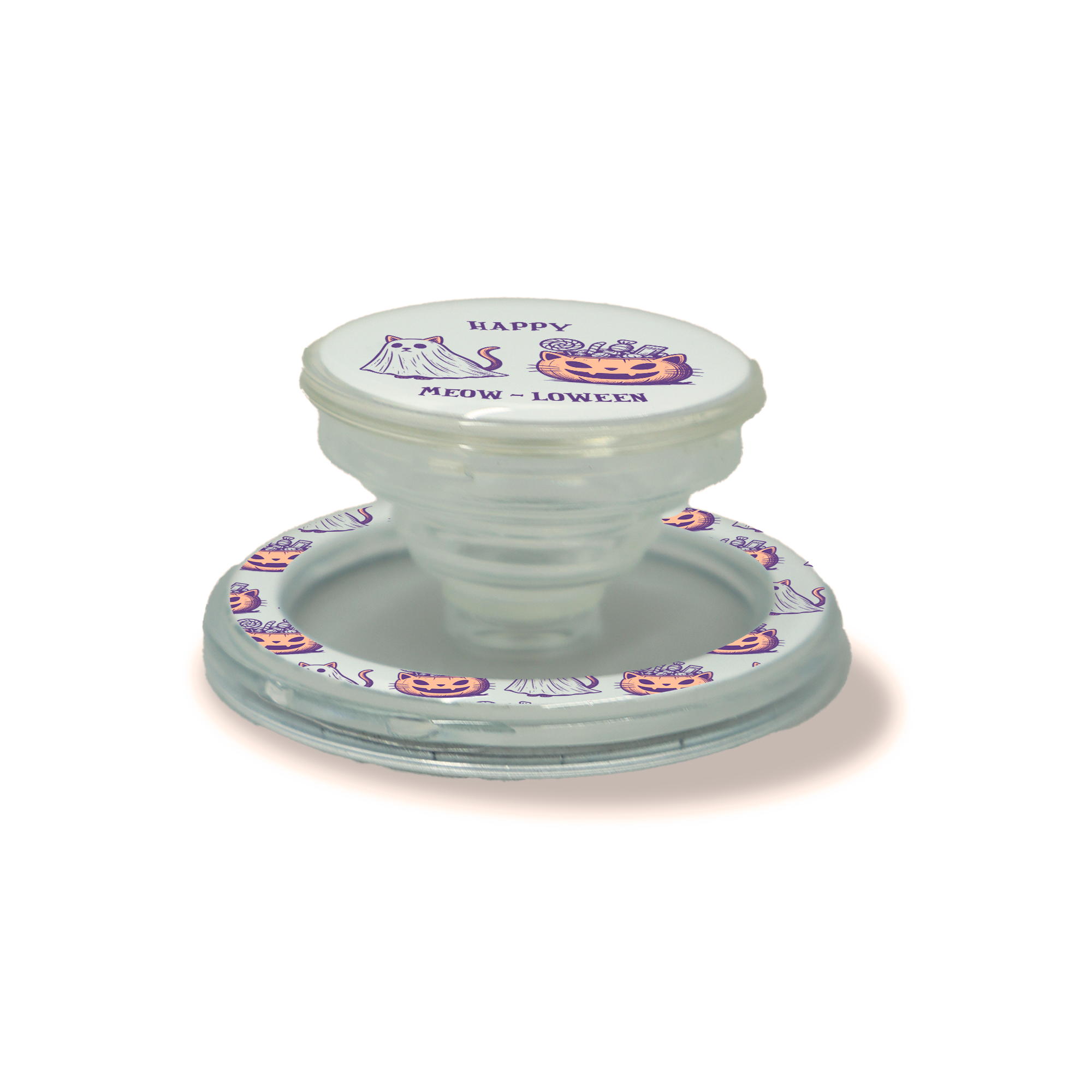 Phone Holder  MagSafe Meow-loween - Mandala Cases 