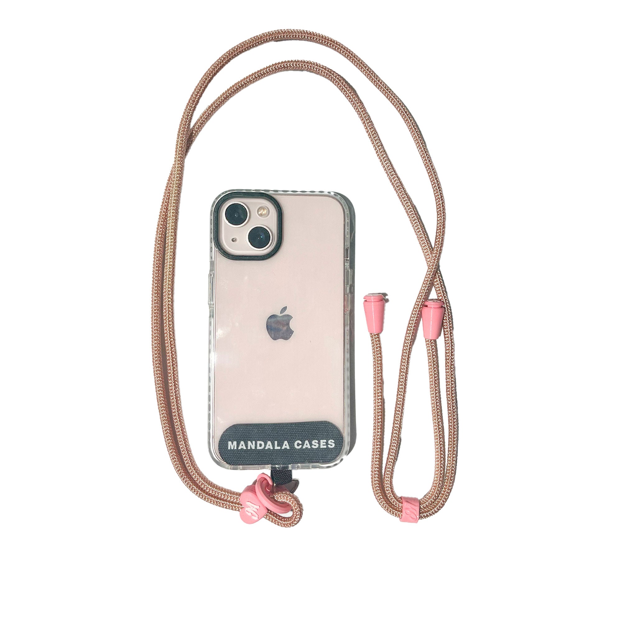 Strap Cordon Pink Heart - Mandala Cases 