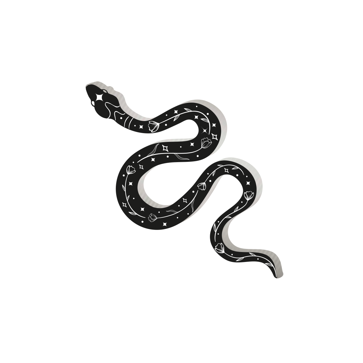 Serpiente astral Sticky-charm - Mandala Cases 