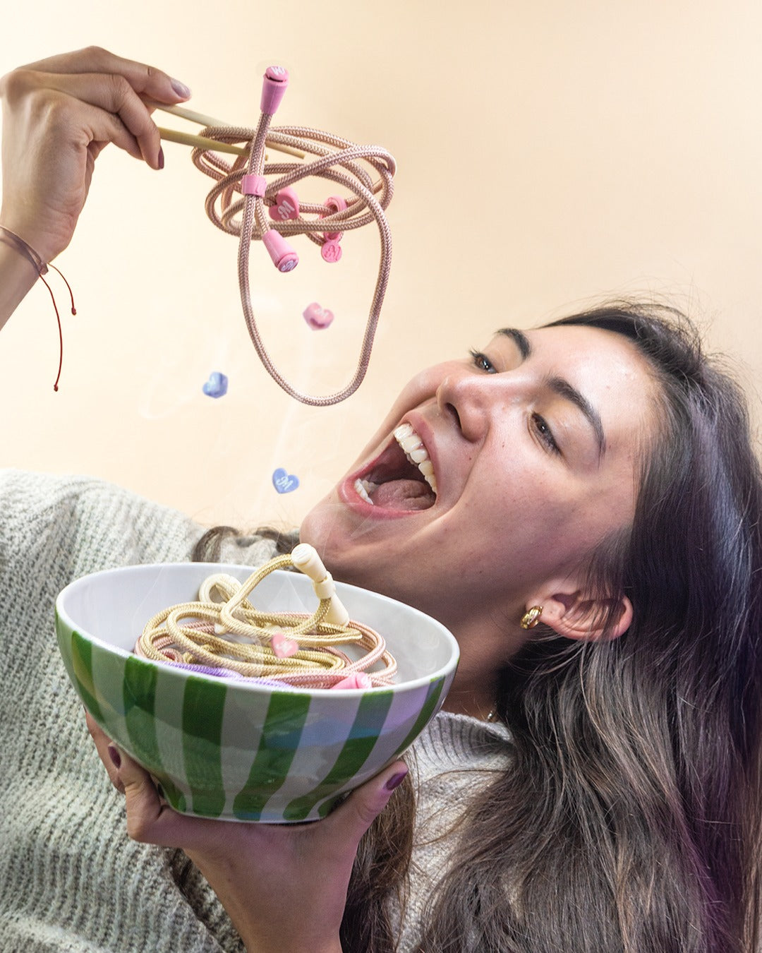 Strap Cordon Gold Heart - Mandala Cases 