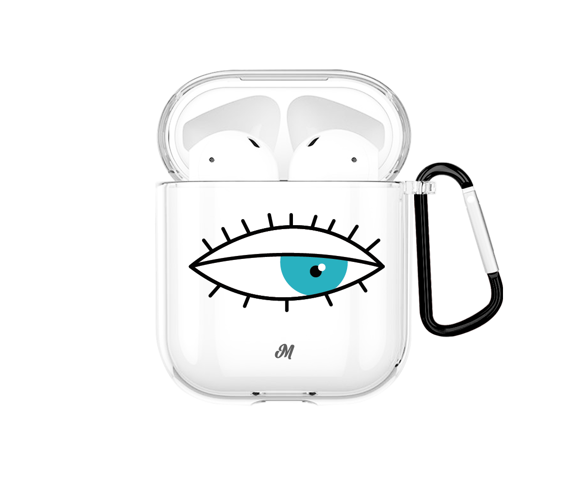 Blue Eye Airpods case - Mandala Cases sas