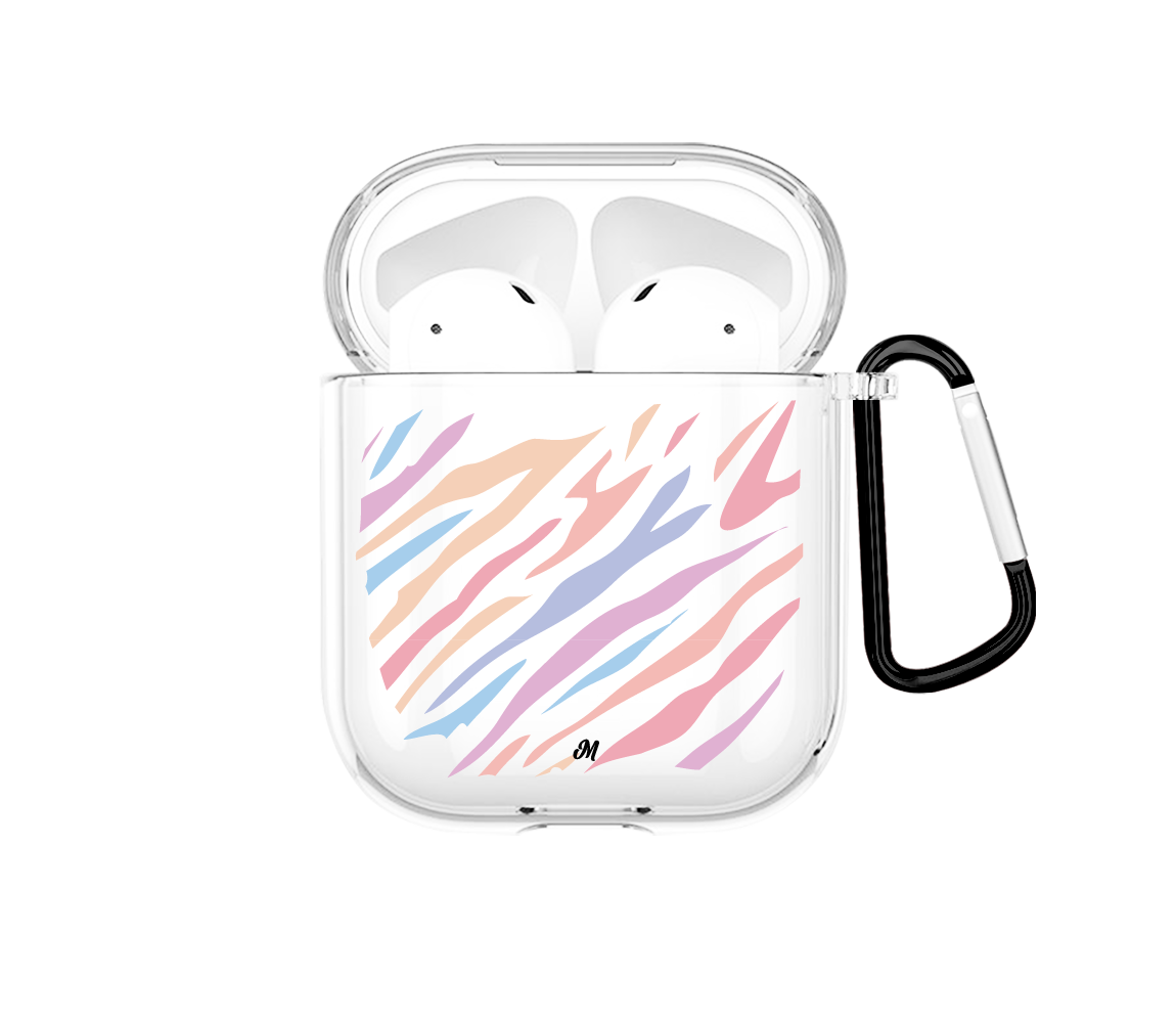Colored Tiger Airpods case - Mandala Cases sas