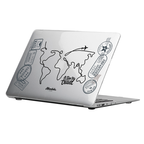 Time to Travel MacBook Case - Mandala Cases