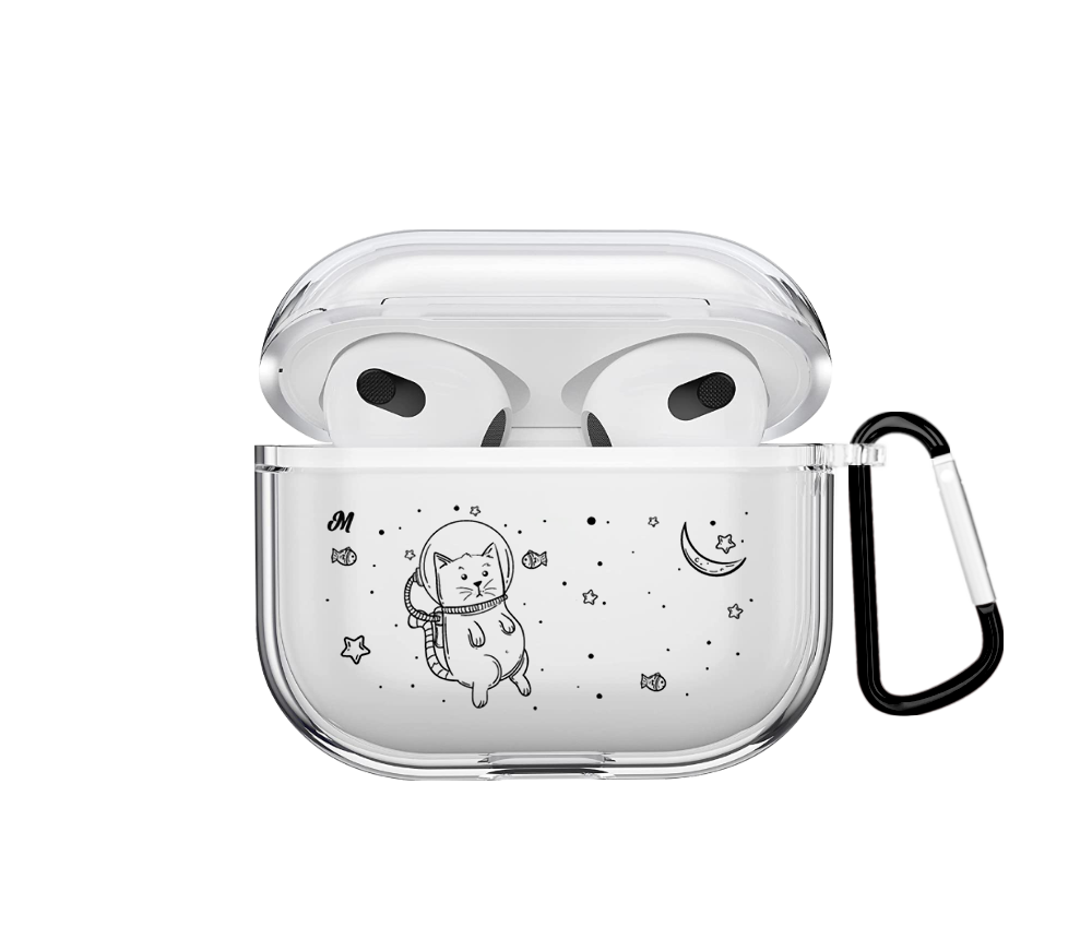 Space Cat Airpods case - Mandala Cases
