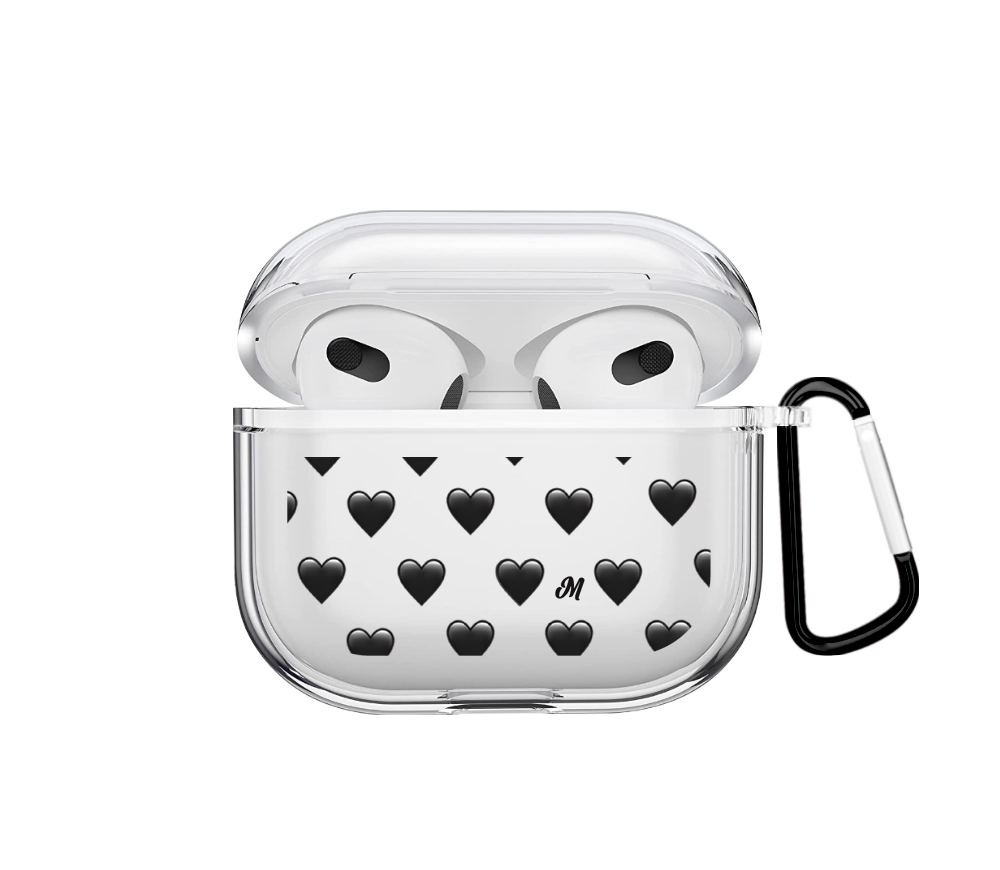 Corazón Negro Airpods case - Mandala Cases