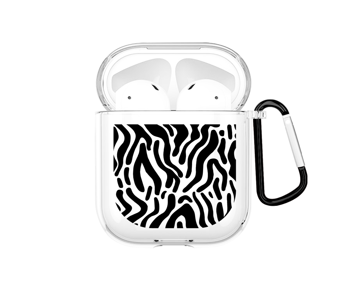 Dark Lines Print Airpods case - Mandala Cases