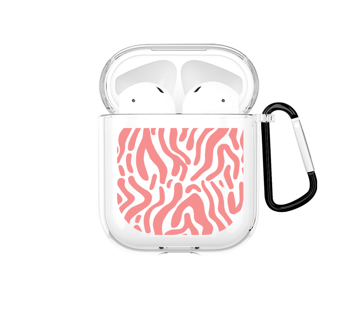 Coral Lines Print Airpods case - Mandala Cases
