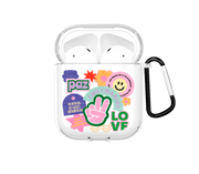 Stickers en collage Airpods case - Mandala Cases