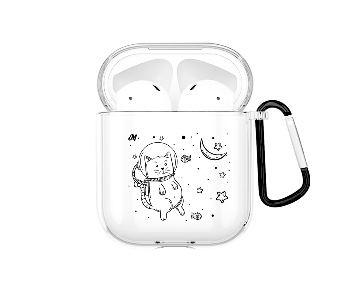Space Cat Airpods case - Mandala Cases