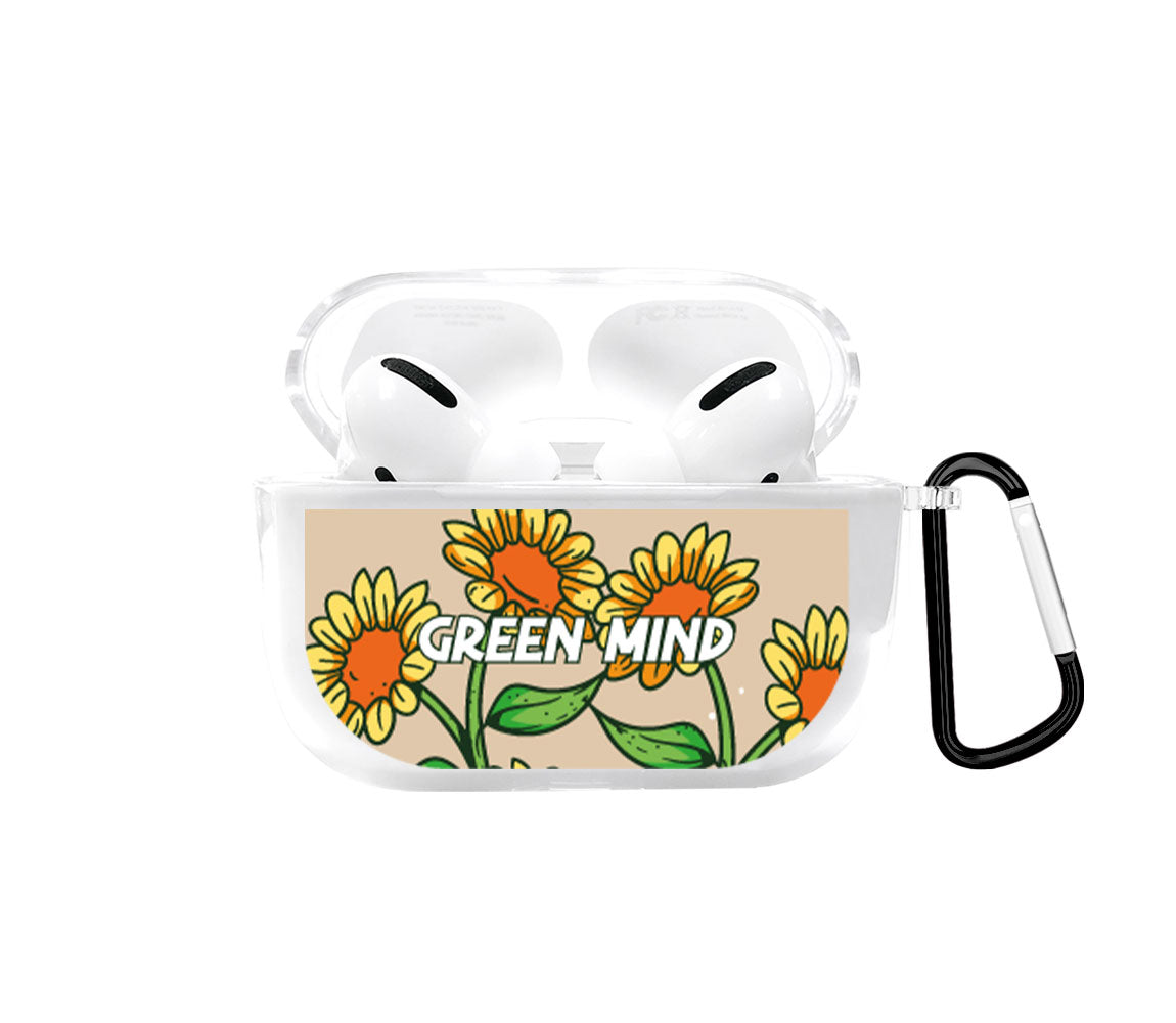Jardin de girasoles Airpods case - Mandala Cases