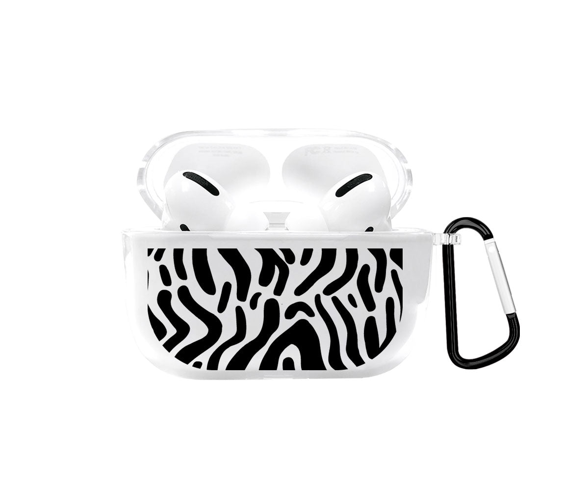 Dark Lines Print Airpods case - Mandala Cases