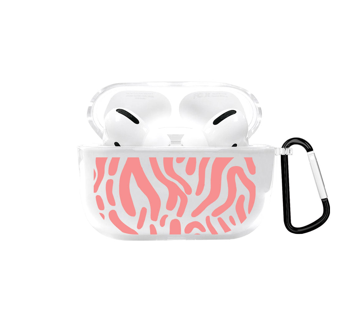 Coral Lines Print Airpods case - Mandala Cases