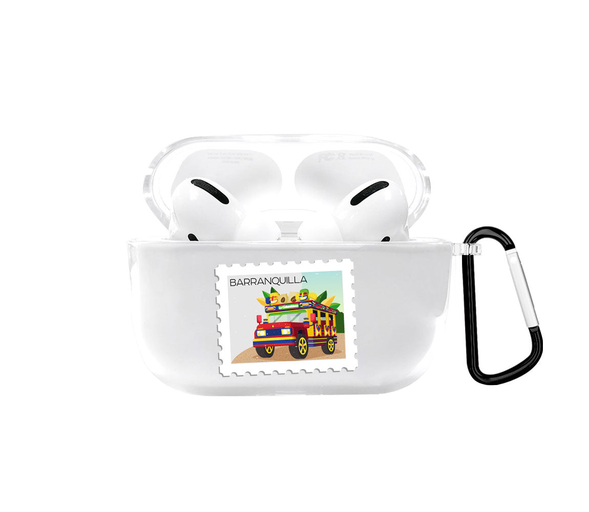 Stamp Barranquilla Airpods case - Mandala Cases