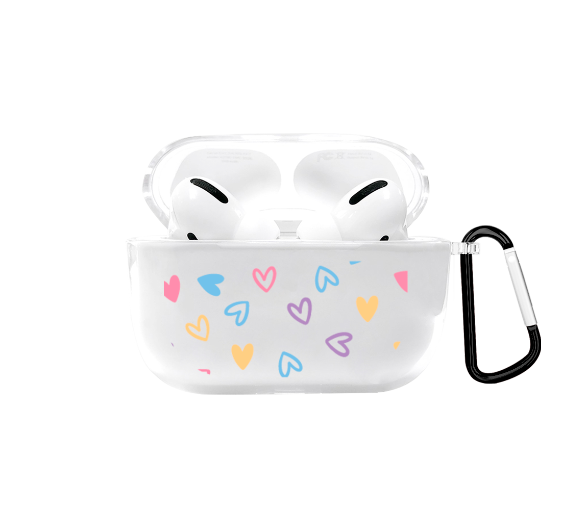 Dibujo de Corazones Airpods case - Mandala Cases