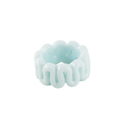 BLUE CURVY RING - Mandala Cases