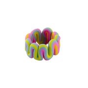 MULTICOLORED GROOVY RINGS - Mandala Cases