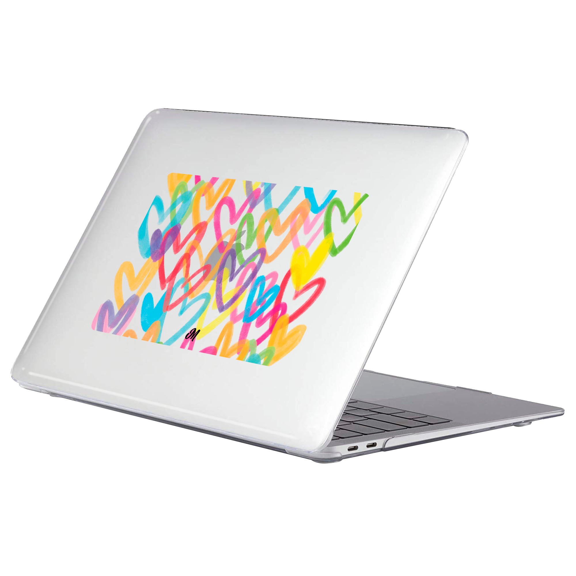 Corazones Arcoíris MacBook Case - Mandala Cases