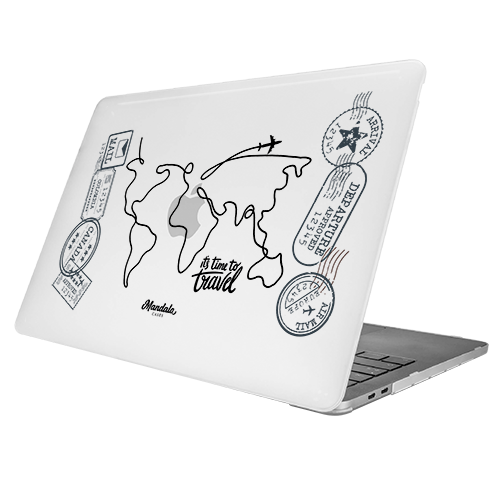 Time to Travel MacBook Case - Mandala Cases